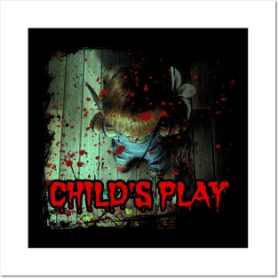 Evil Comes In Small Packages Chucky Horror Tee Posters and Art